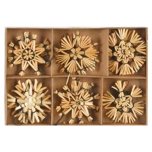 Depot Anhanger Strohsterne Ca. 6Cm 12Er Set^ Pendentifs & Clips