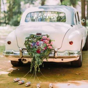 Depot Autocollant Pour Voiture Mr & Mrs