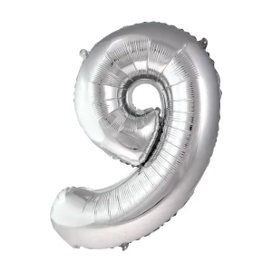 Depot Ballon En Film Plastique En Forme De 9
