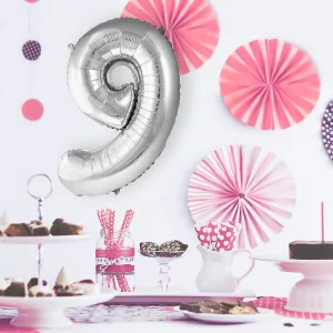 Depot Ballon En Film Plastique En Forme De 9