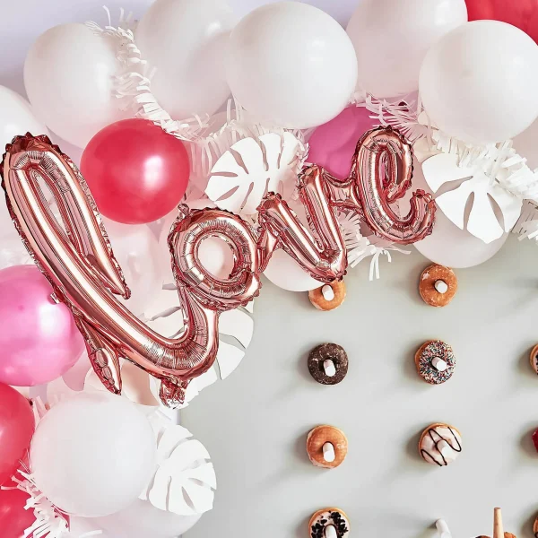 Depot Ballon En Film Plastique Love (Amour)