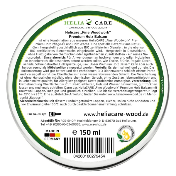 Depot Baume Pour Bois Et Meubles Bio