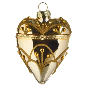 Depot Bijoux D'Arbre En Verre Medaillon Coeur^ Pendentifs & Clips