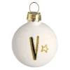 Depot Bijoux D'Arbre En Verre Mini-Taler Monogramme V^ Décoration De La Couronne De L'Avent