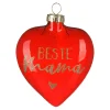 Depot Bijoux De Sapin En Verre Coeur Maman^ Pendentifs & Clips