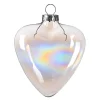 Depot Bijoux De Sapin En Verre Coeur Holo^ Pendentifs & Clips