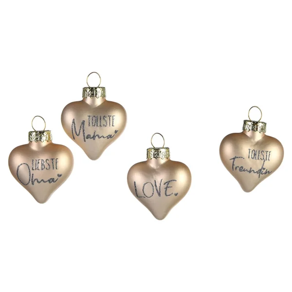 Depot Bijoux De Sapin En Verre Coeur Lovely^ Pendentifs & Clips