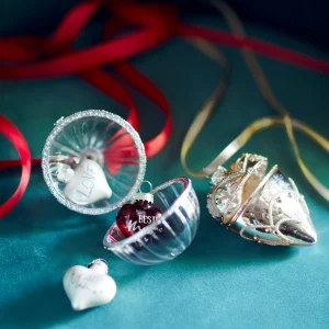 Depot Bijoux De Sapin En Verre Coeur Lovely^ Pendentifs & Clips