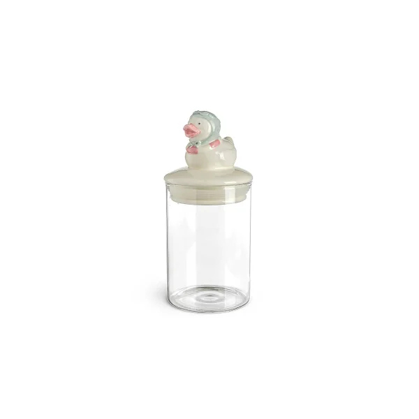 Depot Bocal De Rangement Canard Femme Avec Couvercle