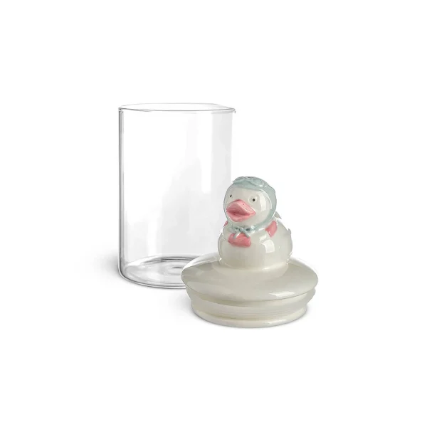 Depot Bocal De Rangement Canard Femme Avec Couvercle