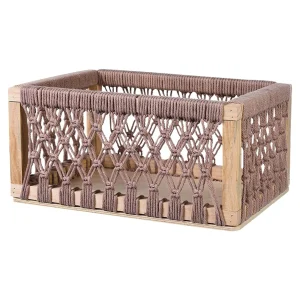 Depot Boite De Rangement En Macrame