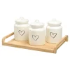 Depot Boîtes A Provisions Coeur Avec Plateau De Service^ Accessoires De Cuisson & Boîtes À Pâtisserie