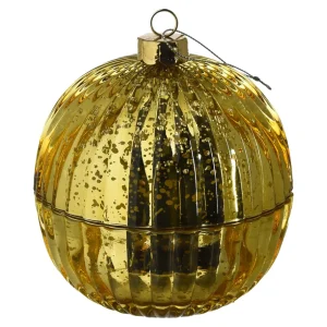 Depot Bougie A Motif Xl Boule D'Arbre
