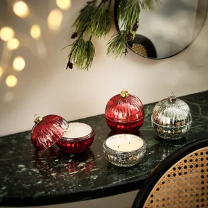 Depot Bougie A Motif Xl Boule D'Arbre
