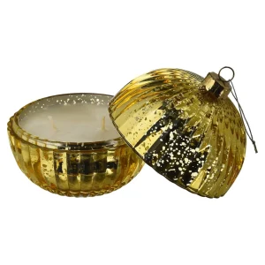 Depot Bougie A Motif Xl Boule D'Arbre