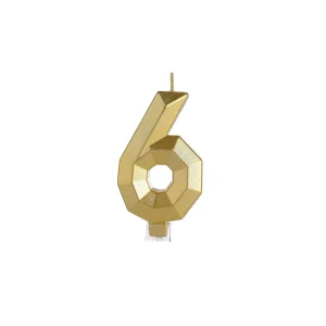 Depot Bougie D'Anniversaire Chiffre 6