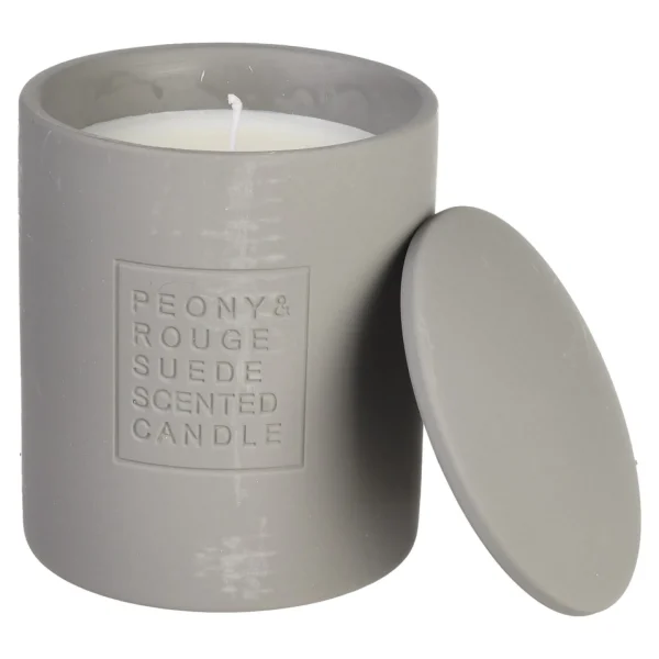 Depot Bougie Parfumee Pivoine En Ceramique