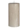 Depot Bougie Pilier Finition Metallisee^ Bougies De L'Avent