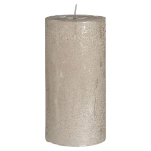 Depot Bougie Pilier Finition Metallisee^ Bougies De L'Avent
