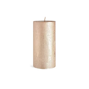 Depot Bougie Pilier Finition Metallisee^ Bougies De L'Avent
