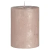 Depot Bougie Pilier Finition Metallisee^ Bougies De L'Avent