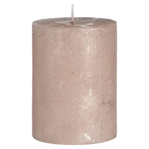 Depot Bougie Pilier Finition Metallisee^ Bougies De L'Avent