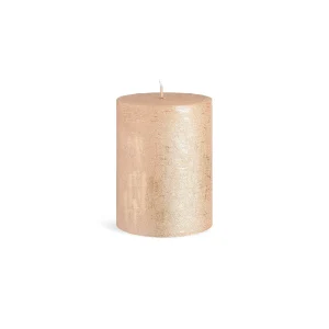 Depot Bougie Pilier Finition Metallisee^ Bougies De L'Avent
