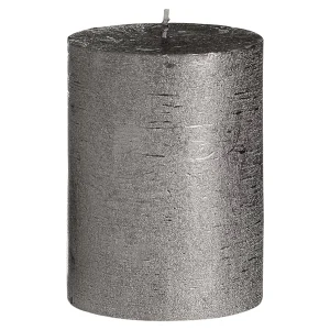 Depot Bougie Pilier Finition Metallisee^ Bougies De L'Avent