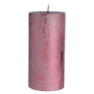 Depot Bougie Pilier Finition Metallisee^ Bougies De L'Avent