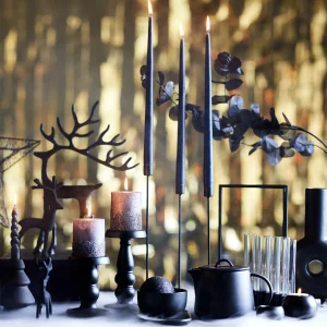 Depot Bougie Pilier Metallic Granulat^ Bougies De L'Avent