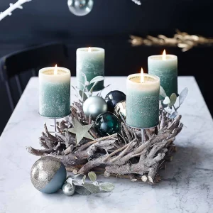 Depot Bougie Pilier Rustic^ Bougies De L'Avent