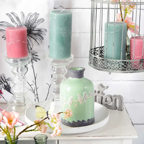 Depot Bougie Pilier Rustic^ Bougies De L'Avent
