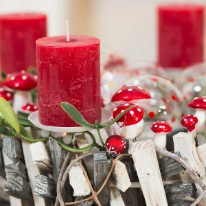 Depot Bougie Pilier Rustic^ Bougies De L'Avent