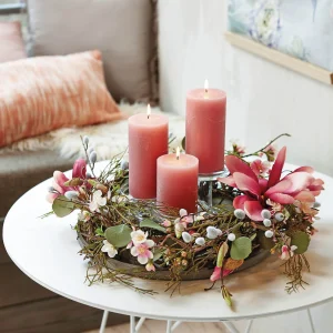 Depot Bougie Pilier Rustic^ Bougies De L'Avent