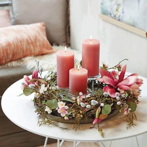 Depot Bougie Pilier Rustic^ Bougies De L'Avent