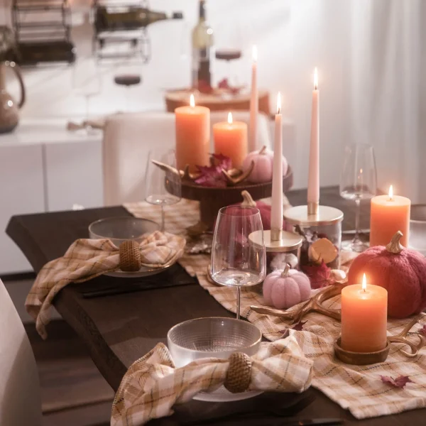 Depot Bougie Pilier Rustic^ Bougies De L'Avent