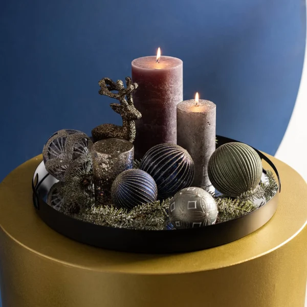 Depot Bougie Pilier Rustic^ Bougies De L'Avent