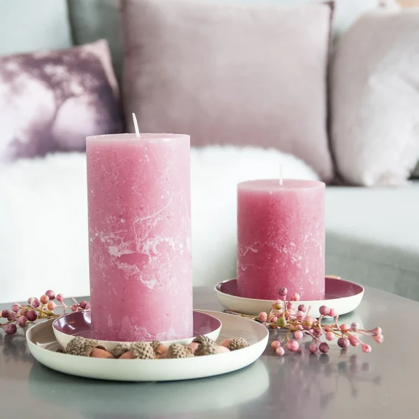 Depot Bougie Pilier Rustic^ Bougies De L'Avent