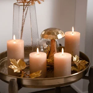 Depot Bougie Pilier Rustic^ Bougies De L'Avent