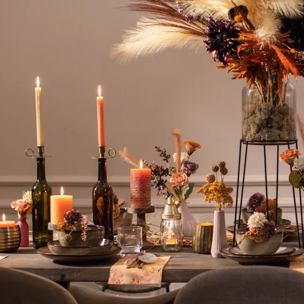 Depot Bougie Pilier Rustic^ Bougies De L'Avent