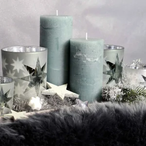 Depot Bougie Pilier Rustic^ Bougies De L'Avent
