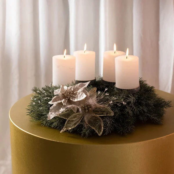 Depot Bougie Pilier Rustic^ Bougies De L'Avent
