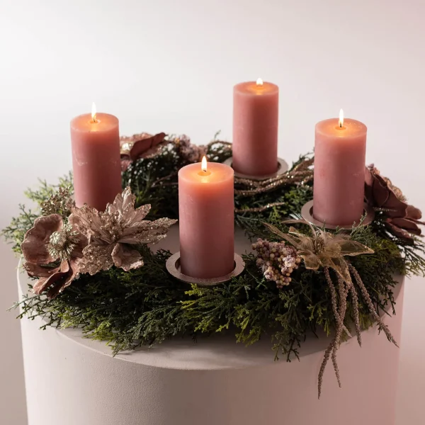 Depot Bougie Pilier Rustic^ Bougies De L'Avent