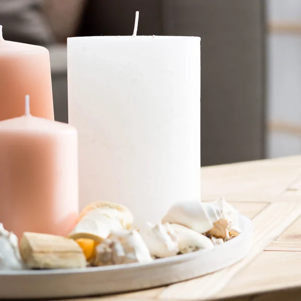 Depot Bougie Pilier Rustic^ Bougies De L'Avent