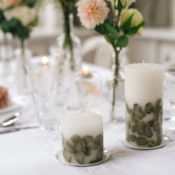 Depot Bougie Ronde Eucalyptus^ Bougies De L'Avent