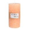 Depot Bougie Ronde Floral Tiles^ Bougies De L'Avent