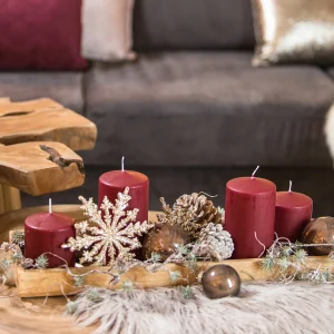 Depot Bougie Ronde Safe Candle^ Bougies De L'Avent