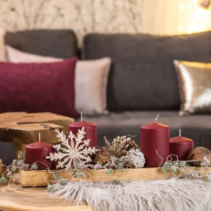 Depot Bougie Ronde Safe Candle^ Bougies De L'Avent