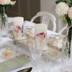 Depot Bougie Souche Gypsophile^ Bougies De L'Avent
