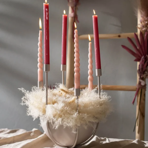 Depot Bougies A Tige Rustic^ Bougies De L'Avent